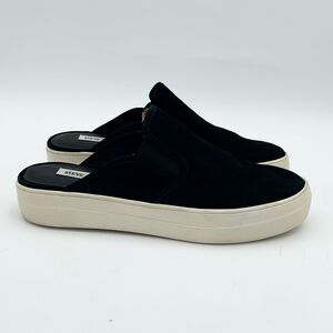Steve Madden slip on black mules women size 9.5